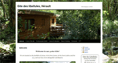 Desktop Screenshot of gitedeslibellules.com